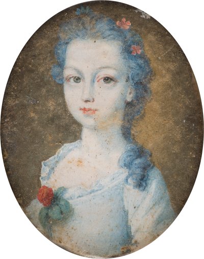 Retrato de una dama, posiblemente Margarita, condesa de Cork (1710-1758), c.1705-58 (óleo sobre lienzo) de English School