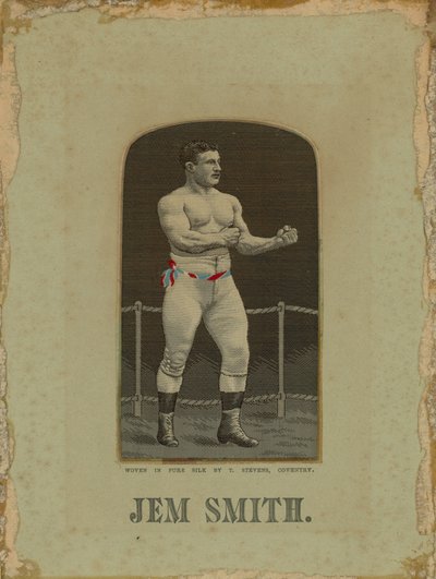 Retrato del boxeador Jem Smith de English School