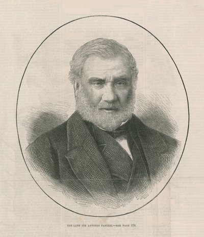 Retrato del difunto Sir Antonio Panizzi de English School