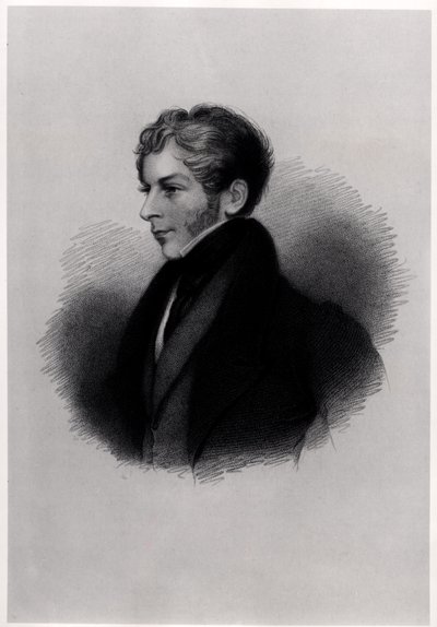 Retrato del Conde de Clare, de Illustrations to the Life and Works of Lord Byron, Volume II, por E.F.Fuden, 1833-34 de English School