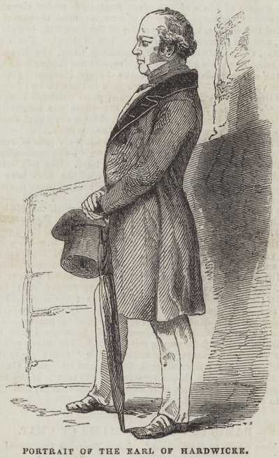 Retrato del Conde de Hardwicke de English School