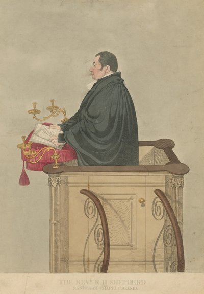 Retrato del Reverendo Richard Herne Shepherd de English School