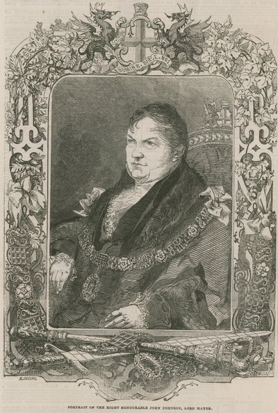Retrato del Honorable John Johnson, Alcalde de English School