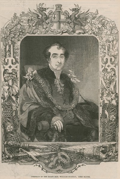 Retrato del Honorable William Magnay, Alcalde de English School