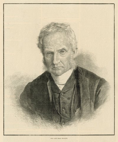Retrato del difunto Dean Stanley de English School