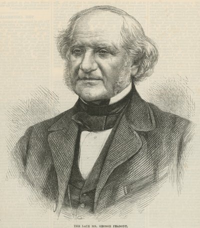 Retrato del difunto Sr. George Peabody de English School