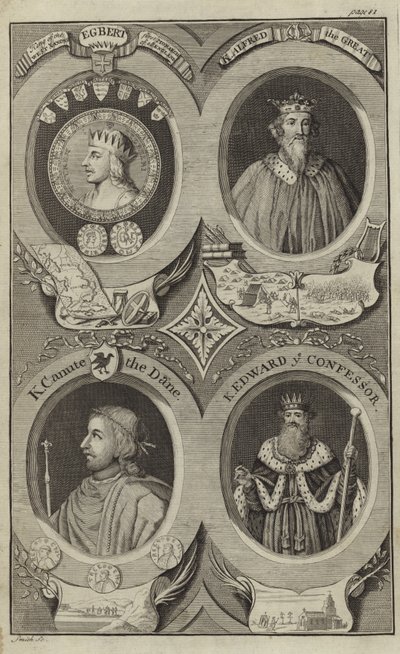 Retratos de los Reyes de Inglaterra de English School