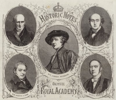 Retratos de los presidentes de la Real Academia de English School