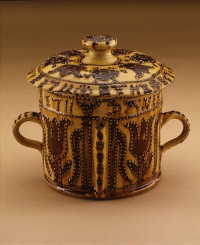 Olla de posset con tapa, 1711 de English School
