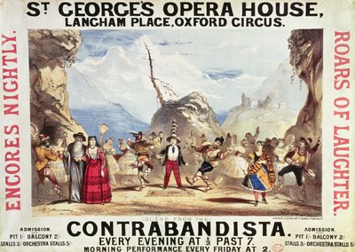 Póster publicitario de la Ópera de San Jorge de English School