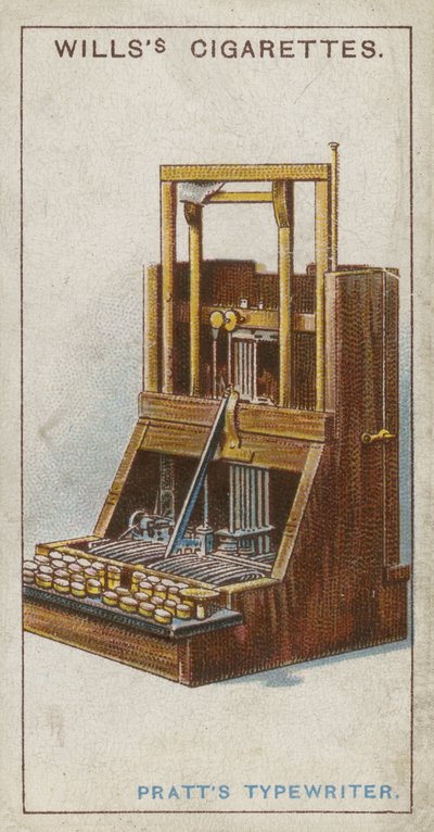 Máquina de escribir de Pratts de English School