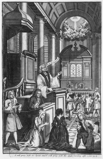 Predicación en iglesia no identificada de English School