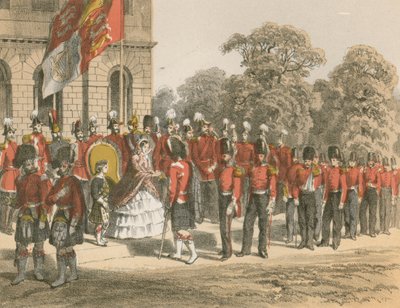 Presentación de Medallas de Crimea por Su Majestad, Horse Guards, Londres de English School