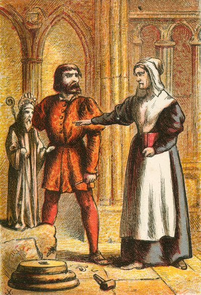 La esposa del sacerdote y el cantero de English School