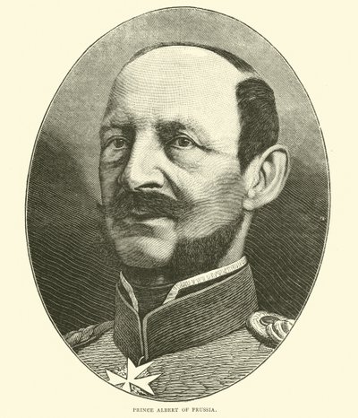 Príncipe Alberto de Prusia, octubre de 1870 de English School