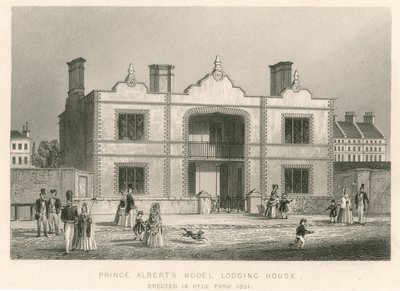 Casa Modelo del Príncipe Alberto, Gran Exposición, 1851 de English School
