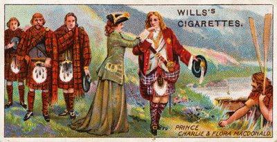 Príncipe Charlie y Flora Macdonald de English School
