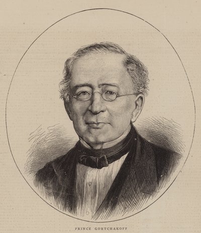 Príncipe Gortchakoff (grabado) de English School