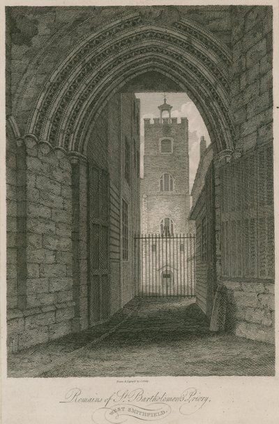 Priorato de St Bartholomew, Smithfield de English School