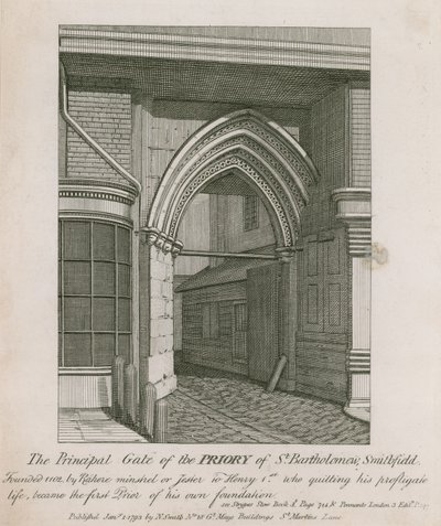 Priorato de St Bartholomew, Smithfield de English School