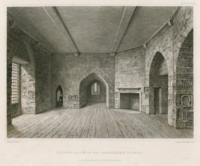 Sala de prisión en la Torre Beauchamp de English School