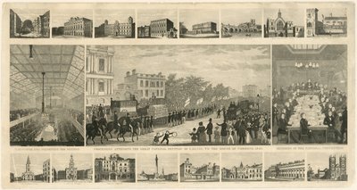 Procesión atendiendo la Gran Petición Nacional de 3,317,702, a la Cámara de los Comunes, 1842 de English School