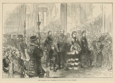 Procesión en la nave de la Catedral de San Pablo de English School
