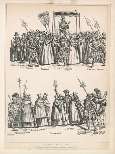 Procesión del Papa de English School