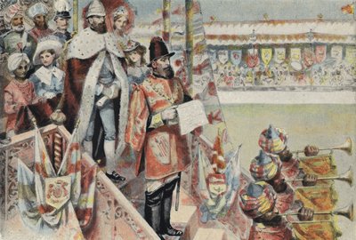 Proclamación de la Reina Victoria como Emperatriz de la India de English School