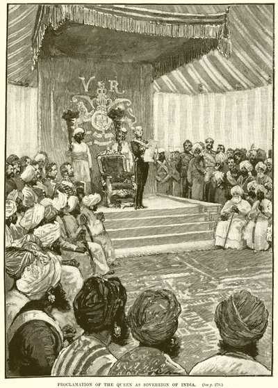 Proclamación de la Reina como Soberana de la India de English School
