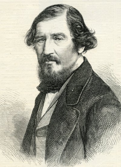 Profesor Aytoun (1813-65) de The Illustrated London News 19 de agosto de 1865 de English School