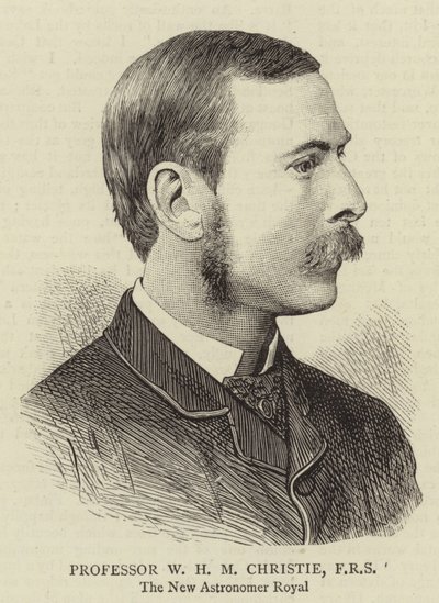 Profesor W H M Christie, FRS de English School