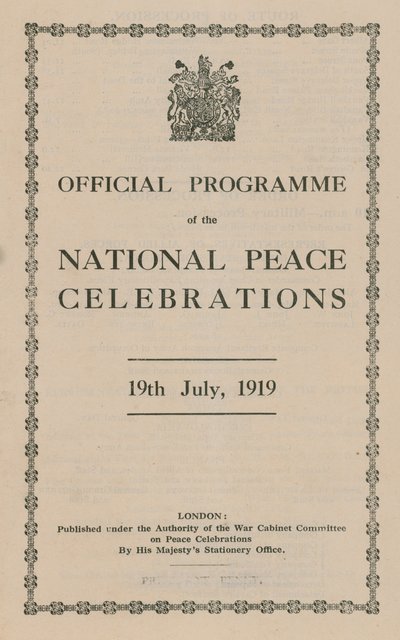 Programa de las Celebraciones Nacionales de la Paz de English School