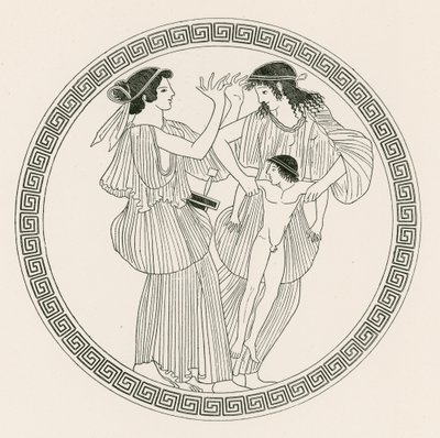 Prokne, Filomela e Itys (grabado) de English School