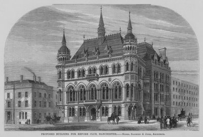 Edificio Propuesto para el Club de Reforma, Manchester de English School