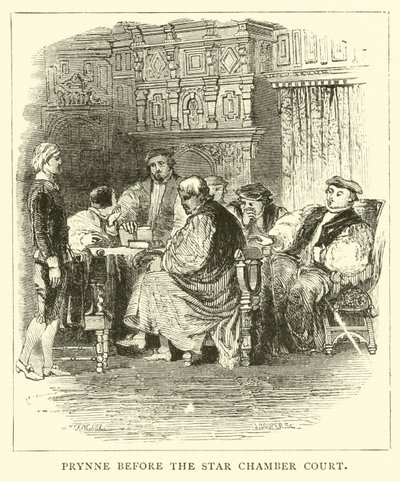 Prynne ante el Tribunal de la Cámara Estelar de English School