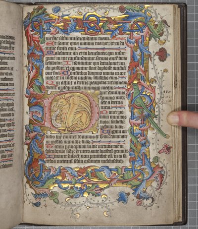 Salterio con calendario de uso Sarum, Fol 82 recto, c.1425-75 de English School