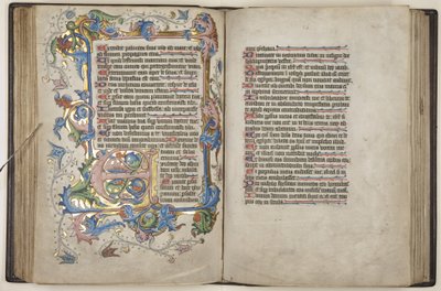 Salterio con calendario de uso Sarum, c.1425-75 de English School