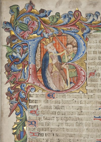 Salterio con calendario de uso Sarum, c.1425-75 de English School