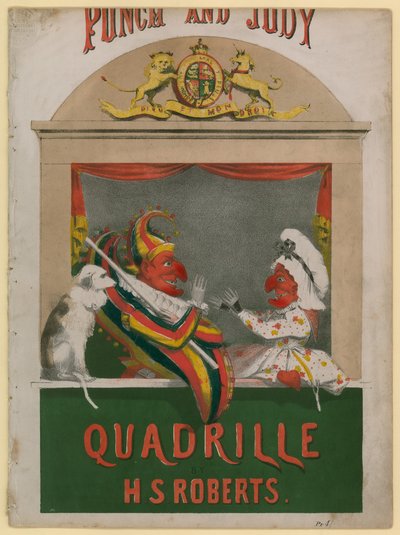 Punch y Judy Cuadrilla por H. S. Roberts de English School