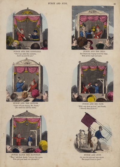 Espectáculo de Punch y Judy de English School