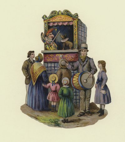 Espectáculo de Punch y Judy de English School