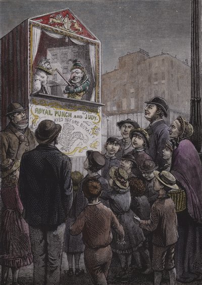 Espectáculo de Punch y Judy de English School