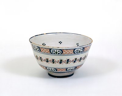 Cuenco de ponche, hecho en Londres o Bristol, c.1620-30 de English School