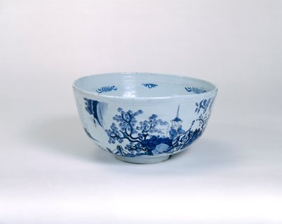 Cuenco de ponche, posiblemente hecho en Brislington, c.1675-1700 de English School