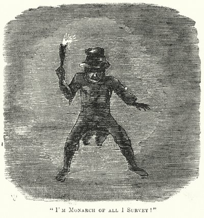 Caricatura de Punch: ¡Soy el Monarca de Todo lo que Contemplo! de English School