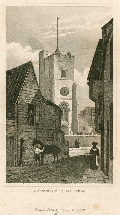 Iglesia de Putney, Londres de English School