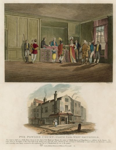 Pye Powder Court, Cloth Fair, West Smithfield de English School