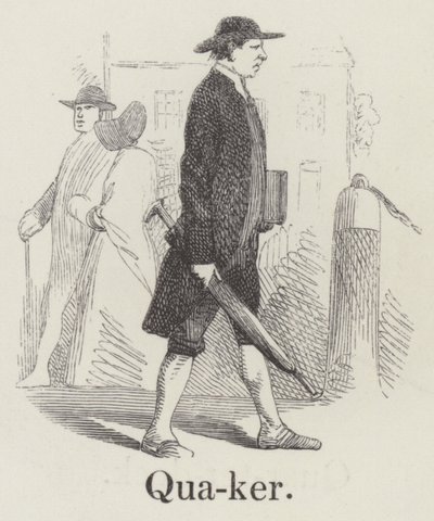 Cuáquero (grabado) de English School
