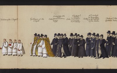 Procesión Fúnebre de la Reina Isabel I de English School